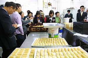 Betriebsbesichtigung bei der Bäckerei Traublinger