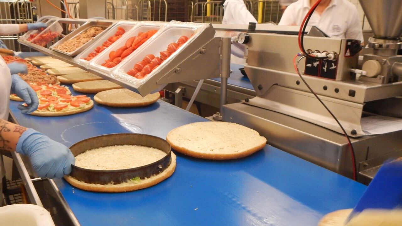 Snack production