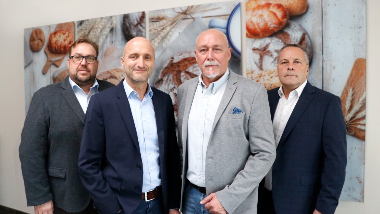 From left to right: Norbert Hübler (Global Sales Director / Koenig Group), Armin Kernler (CEO Sales / Koenig Germany),  Dietmar Aichhorn (CEO Service / Koenig Germany), Hannes Stelzer (CEO / Koenig Group)