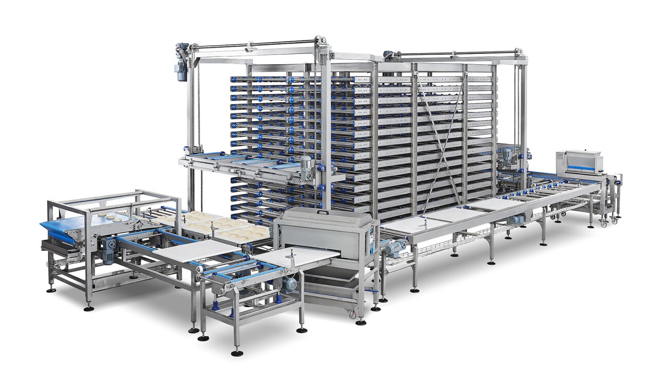High hydration doughs proofing system with peel-boards: Nuvola