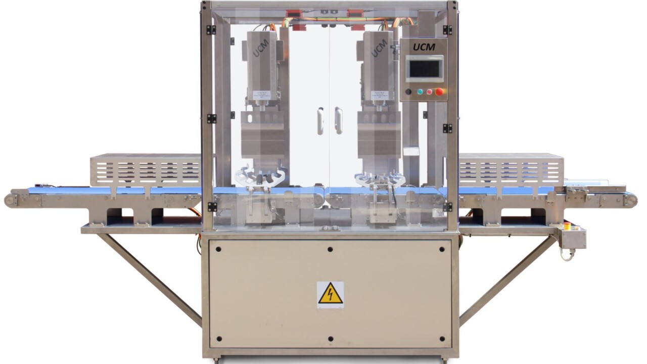 High-capacity ultrasonic round cakes cutter