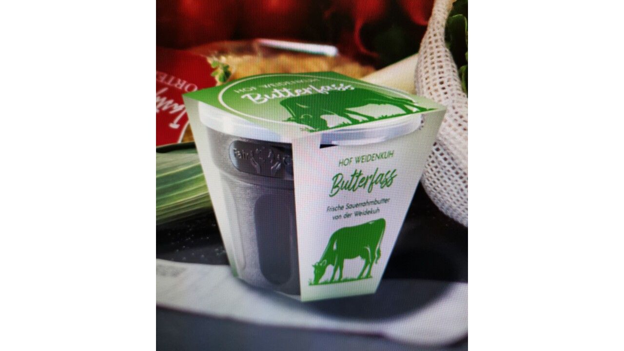 Butterfass aus dem Kühlregal