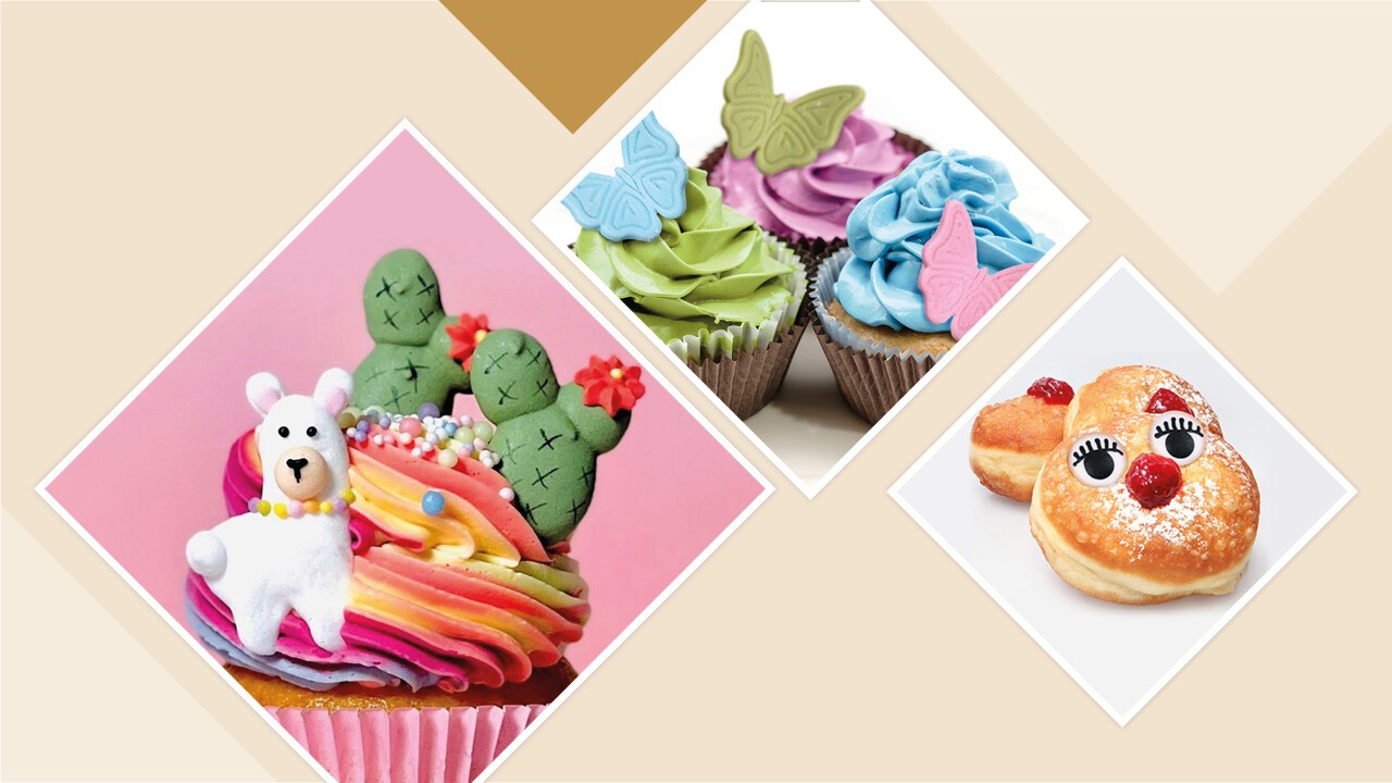Handgefertigtes Zucker Dekor Highlight
