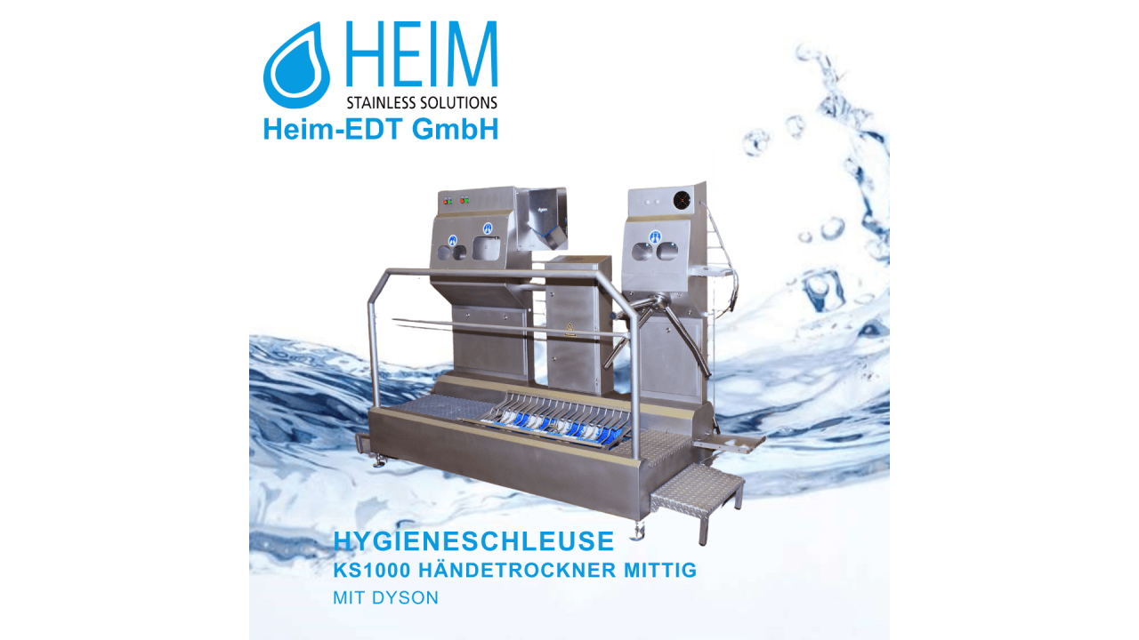Hygieneschleuse KS1000 Dyson mittig 