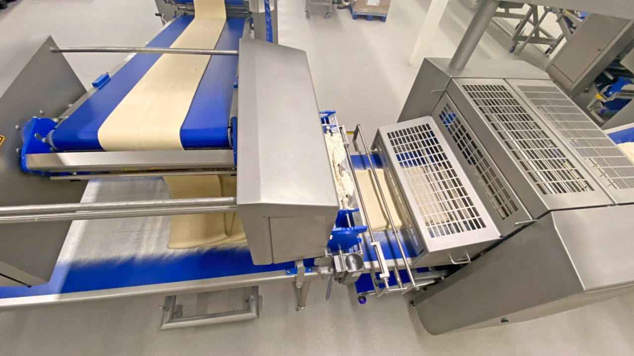 Lapping module from above