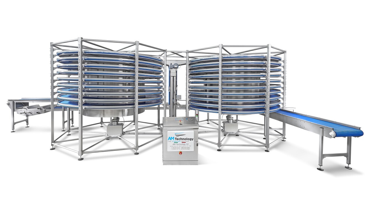 Double proofing spiral system Fermento-S