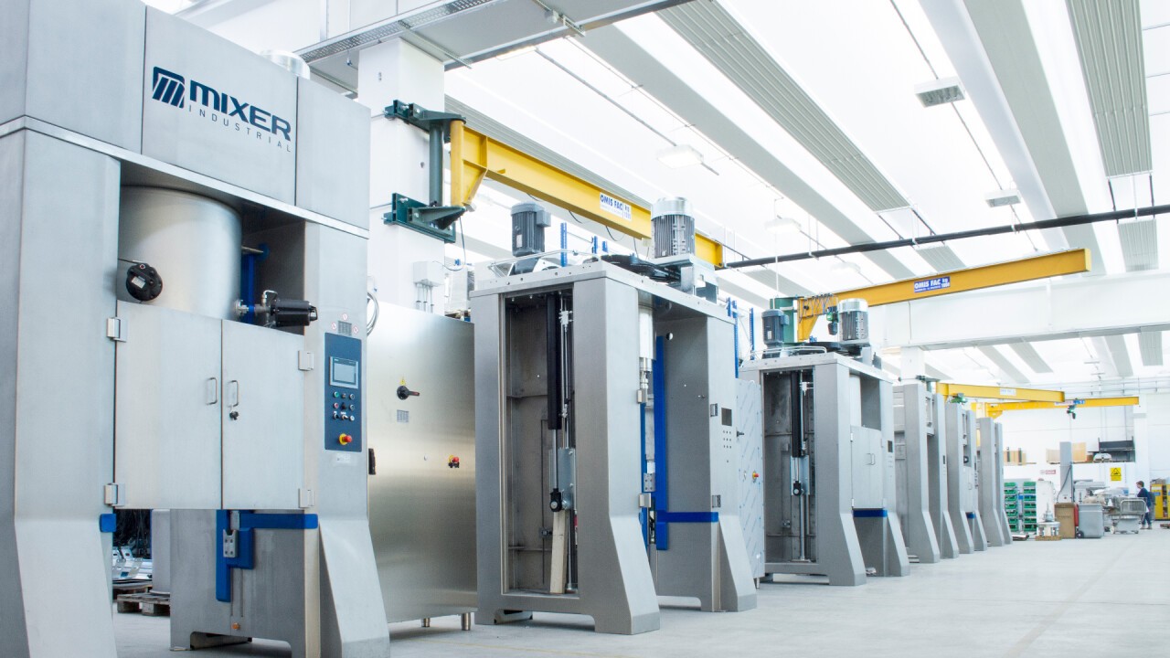 machines being built inside our warehouse