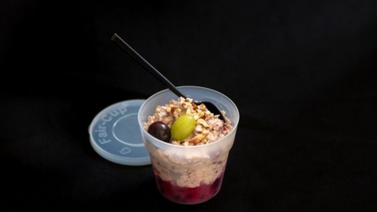 einfach lecker Müsli bei/vom Bäcker