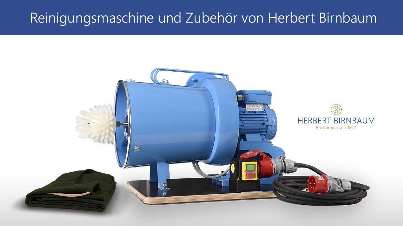 Cleaning machine for rattan proofing baskets