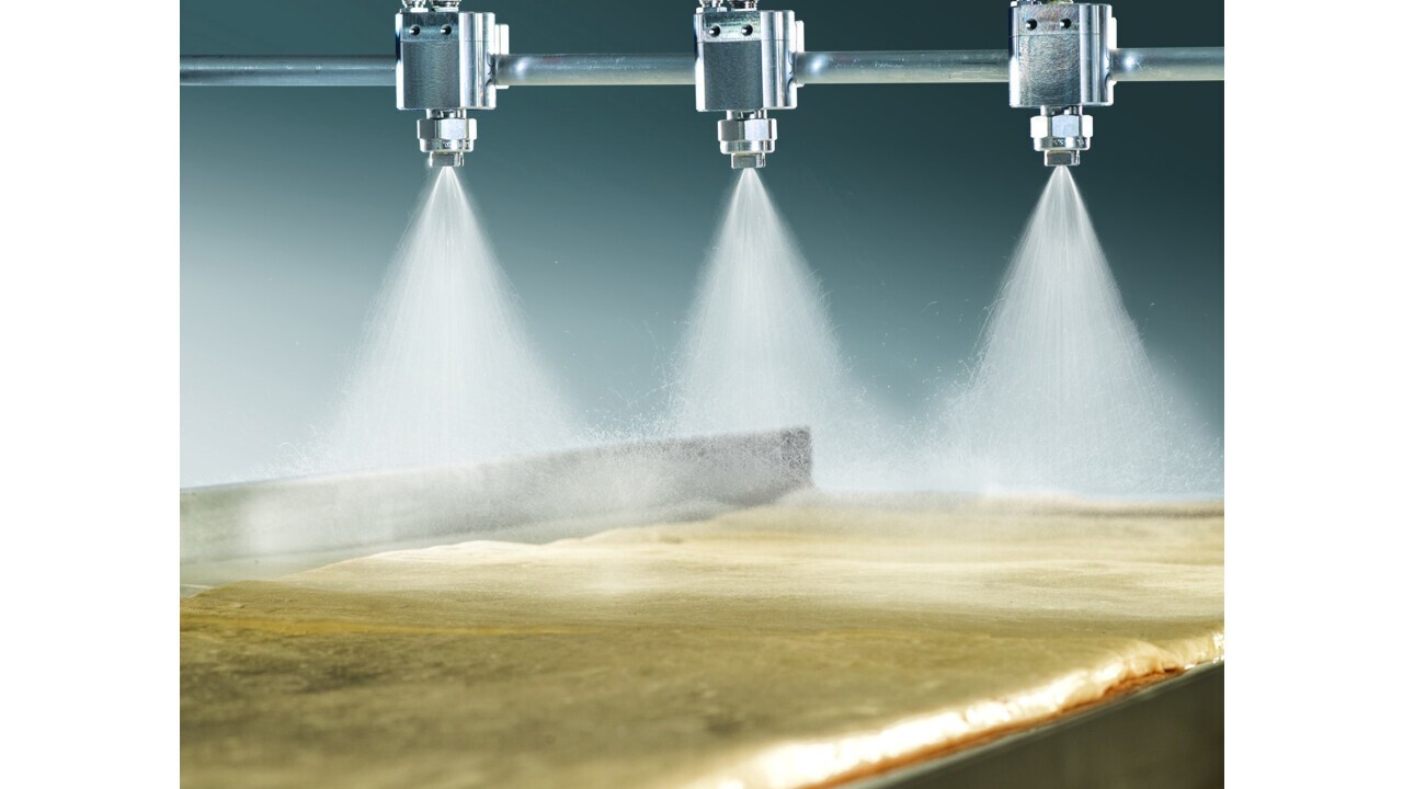 Spray Application for Egg Wash