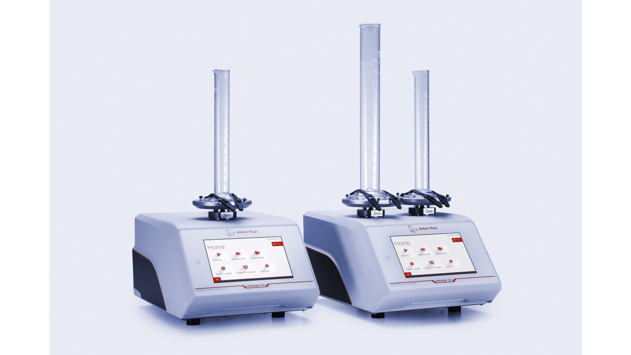 Tap Density Tester: Ultratap 500, Ultratap 500 Twin