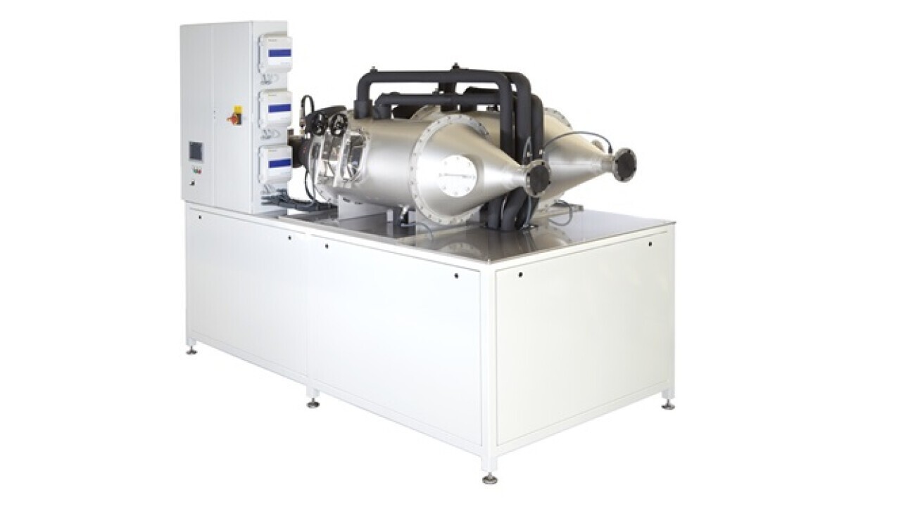 Water cooled process air cooler for pneumatic conveying systems                                                                                                                                                                                