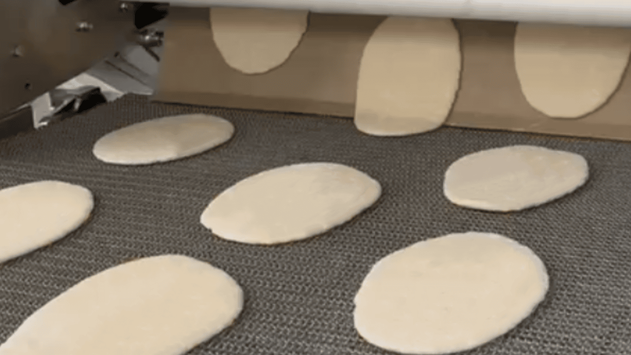 Gebaut für Leistung, Hygiene und hochproduktive Pita-Produktion.