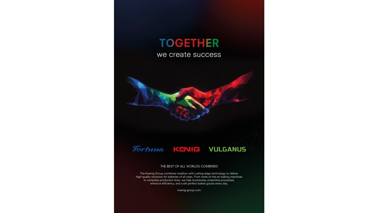 Koenig, Fortuna and Vulganus - concentrated power and a comprehensive product portfolio for your bakery
