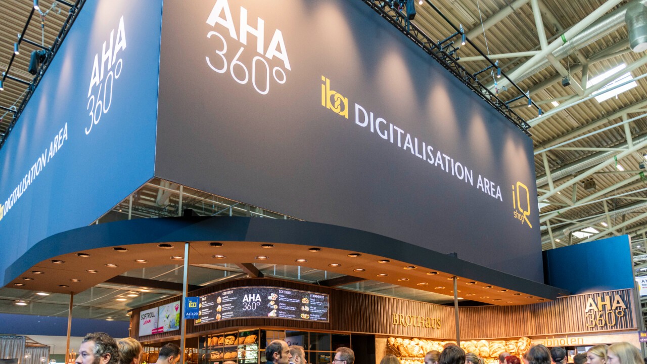 Auf der iba.DIGITALISATION AREA in Halle 14 erlebt man live die Bäckerei-Filiale der Zukunft. © GHM
