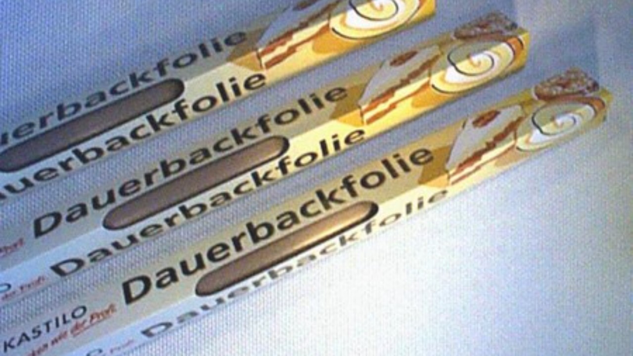 Produkt und Verpackung der Backfolien. So werden sie geliefert. 