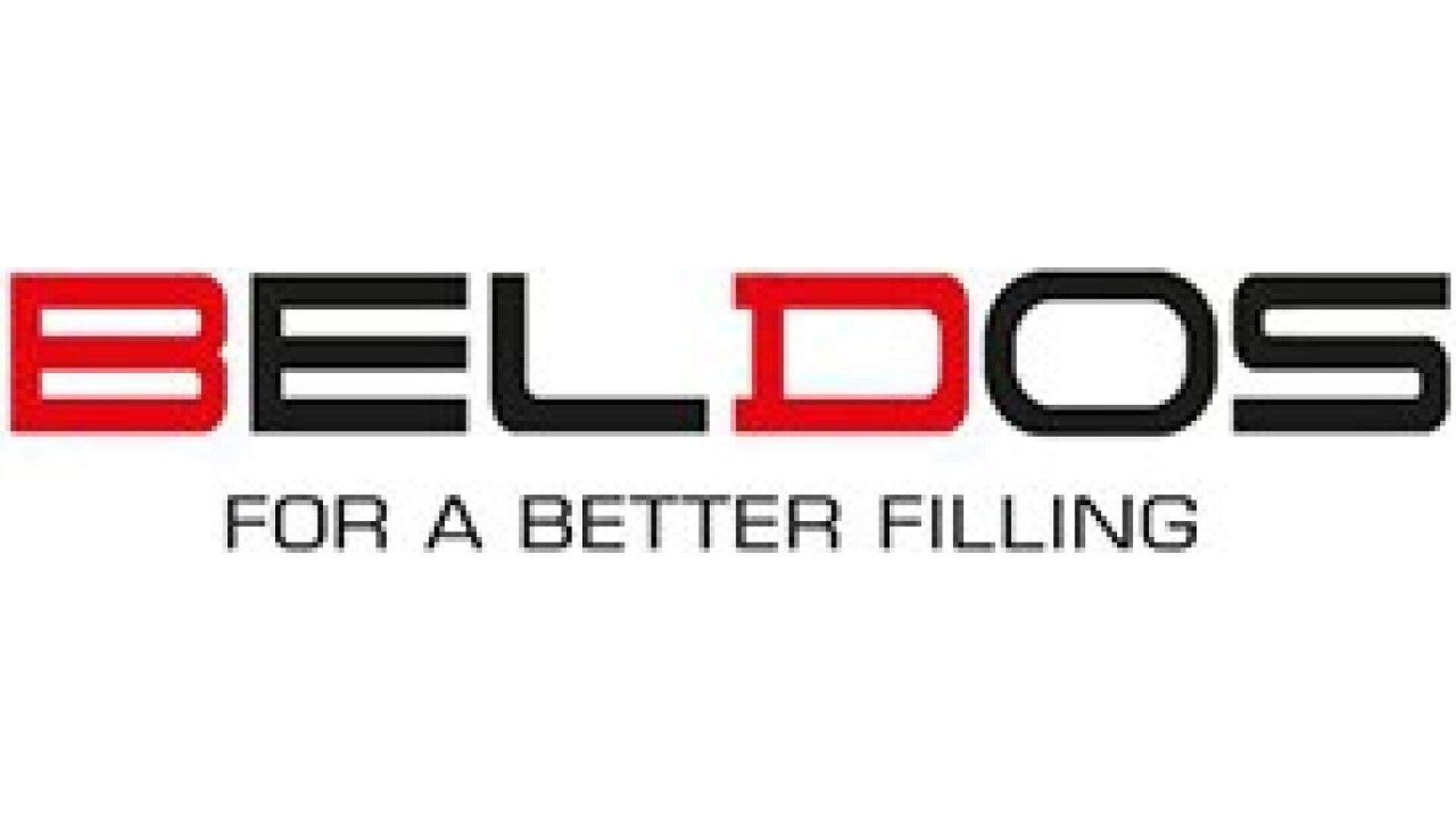 The image shows the BELDOS logo with the words BELDOS in bold, black and red letters above the tagline FOR A BETTER FILLING in black uppercase letters on a white background.