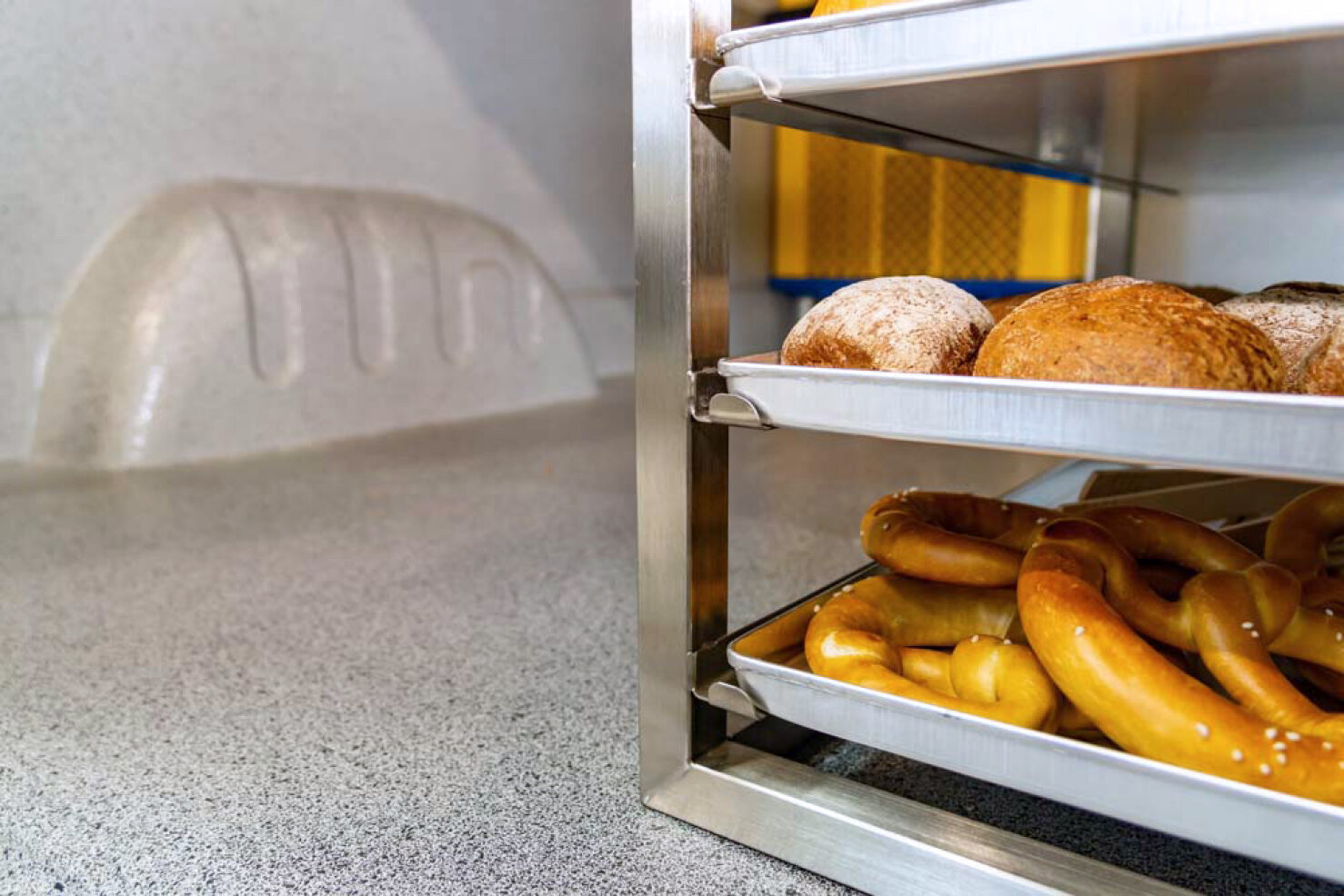 Bäckerei-Lieferwagen mit Hygieneausbau Trans-Clean® und Stikken